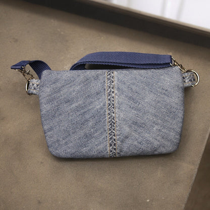 Crossbody Belt Bag, Denim