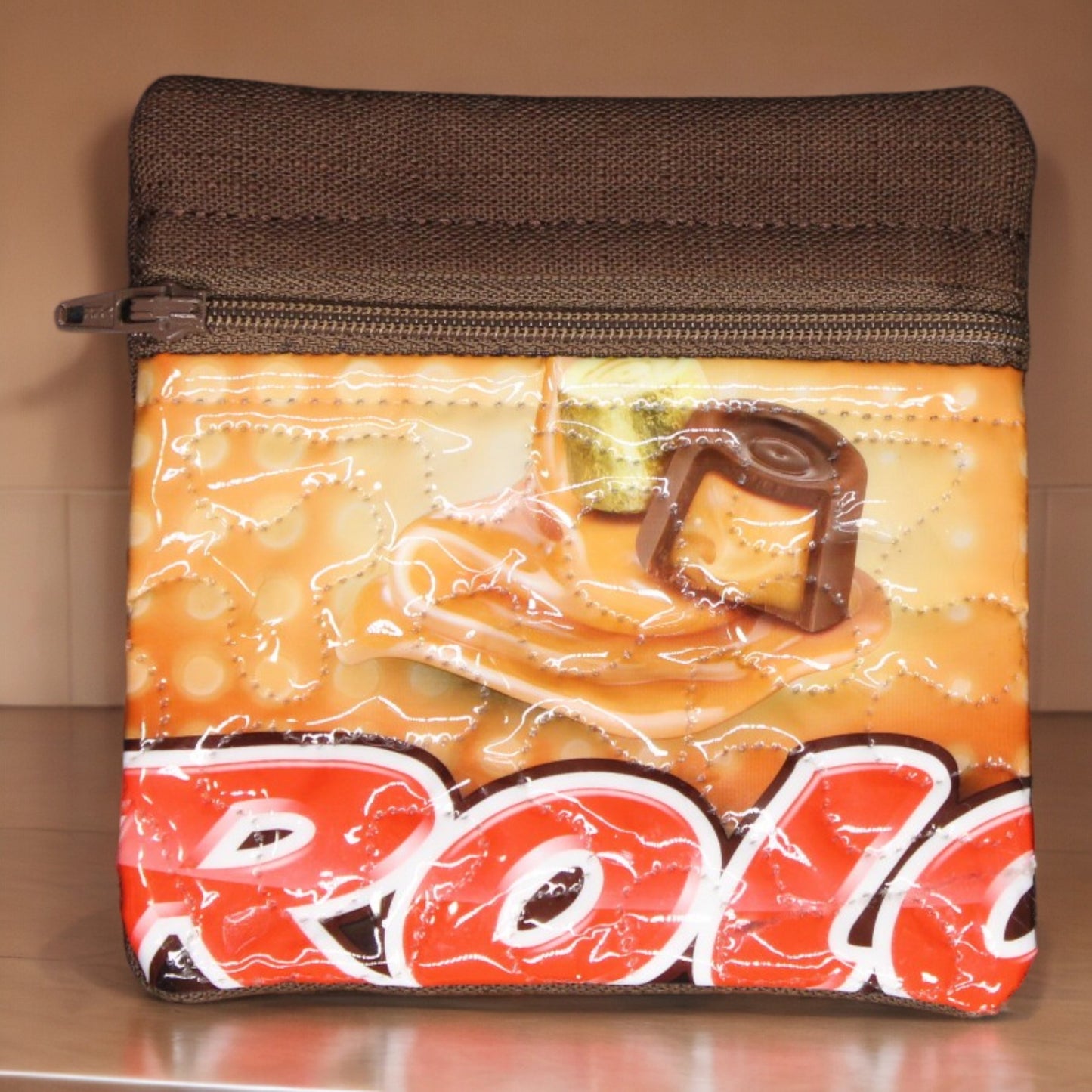 Zippered bag, Candy themed, Rolo, small